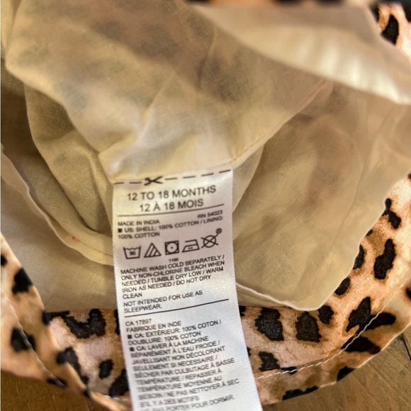 Janie and jack leopard short romper - Picture 6 of 6